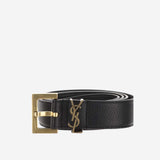 CINTURA IN PELLE CASSANDRE 634437 DTI0W1000 SAINT LAURENT 