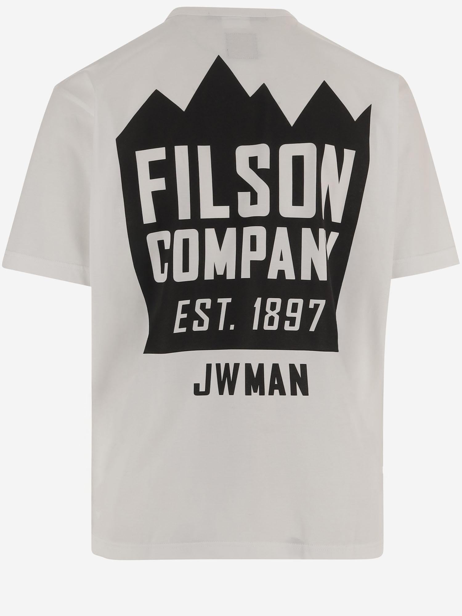 T-SHIRT IN COTONE CON LOGO WPT002W25 1 JUNYA WATANABE 