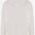 FELPA IN COTONE CON CAPPUCCIO E STAMPA CHEZ VALENTINO 6V3MF28NAQA A03 VALENTINO 