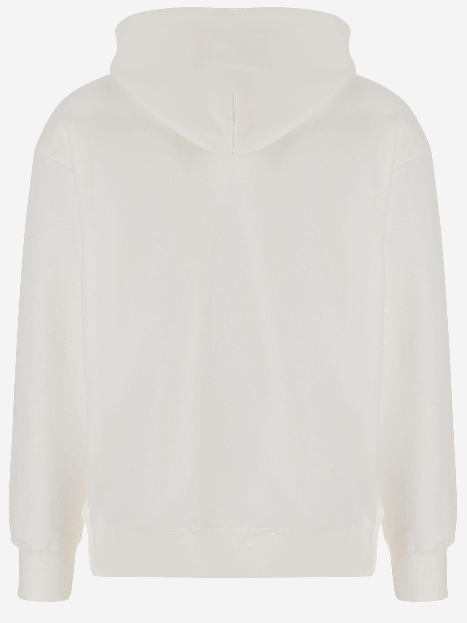 FELPA IN COTONE CON CAPPUCCIO E STAMPA CHEZ VALENTINO 6V3MF28NAQA A03 VALENTINO 