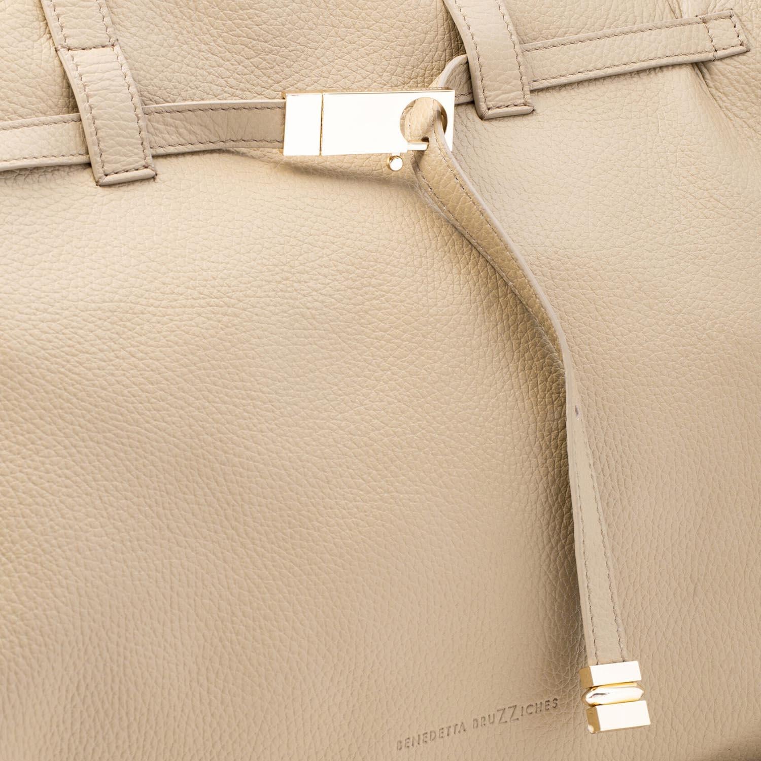 BORSA MAME WEEKEND IN PELLE MAMEWEEKEND DEERWHITEJADE BENEDETTA BRUZZICHES 