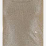 CANOTTA IN VISCOSA CON LOGO 8118927 LIGNUMBROWN BURBERRY 