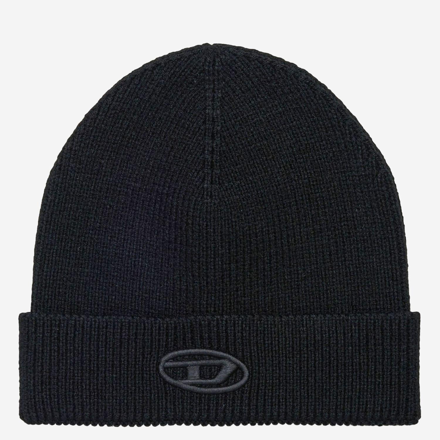 BEANIE IN LANA E ACRILICO CON LOGO J02392 KYAZ1K900 DIESEL KIDS 