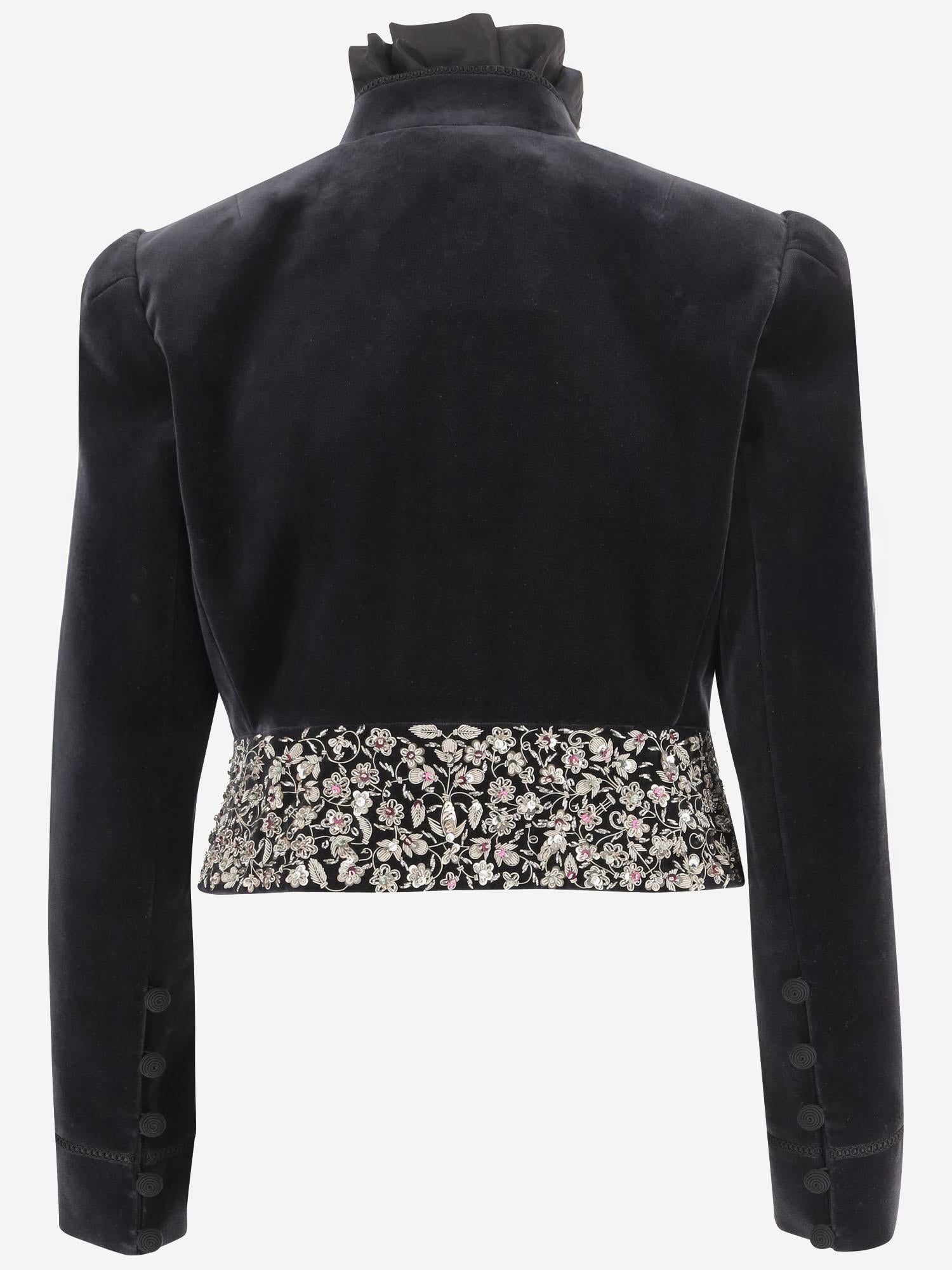 GIACCA SPENCER IN VELLUTO CH25WVE81091 070 CHLOE 