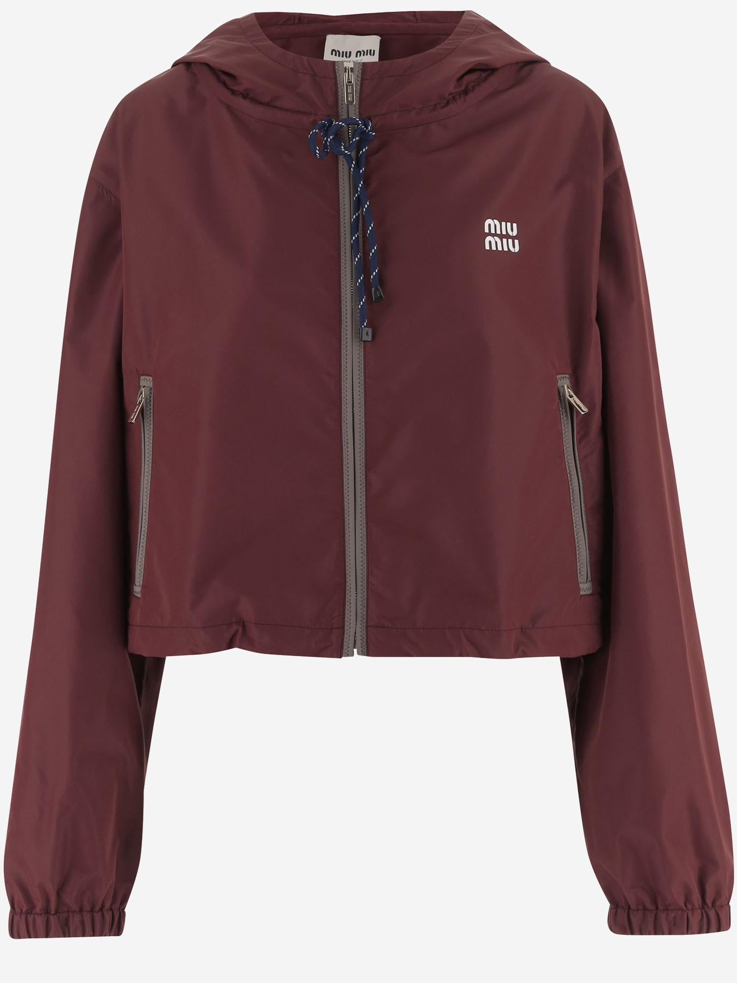 GIACCA IN TELA TEC CON LOGO ML1054 13MFF0399 MIU MIU 