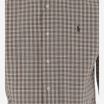 CAMICIA IN COTONE STRETCH CON MOTIVO QUADRI 710974534 004 POLO RALPH LAUREN 