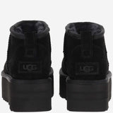 STIVALETTI CON PLATEAU CLASSIC ULTRA MINI 1135092 BLK UGG 