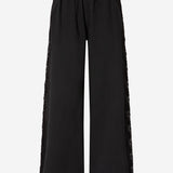 PANTALONI IN DENIM CON BANDA LATERALE IN PIZZO 106422 A33UZ99 PINKO 