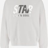 FELPA STAR IN COTONE GUP01992P001802 10100 GOLDEN GOOSE 