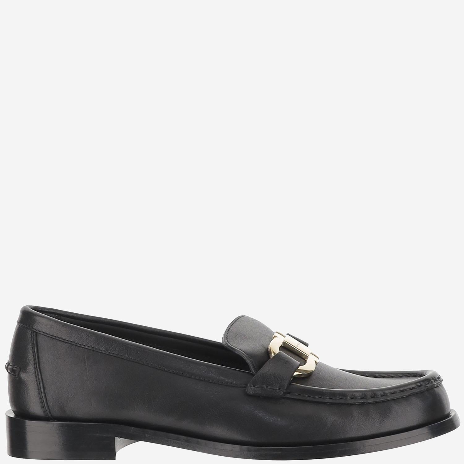 MOCASSINI ORNAMENTO GANCINI MARYAN2 001NERONERONERO SALVATORE FERRAGAMO 