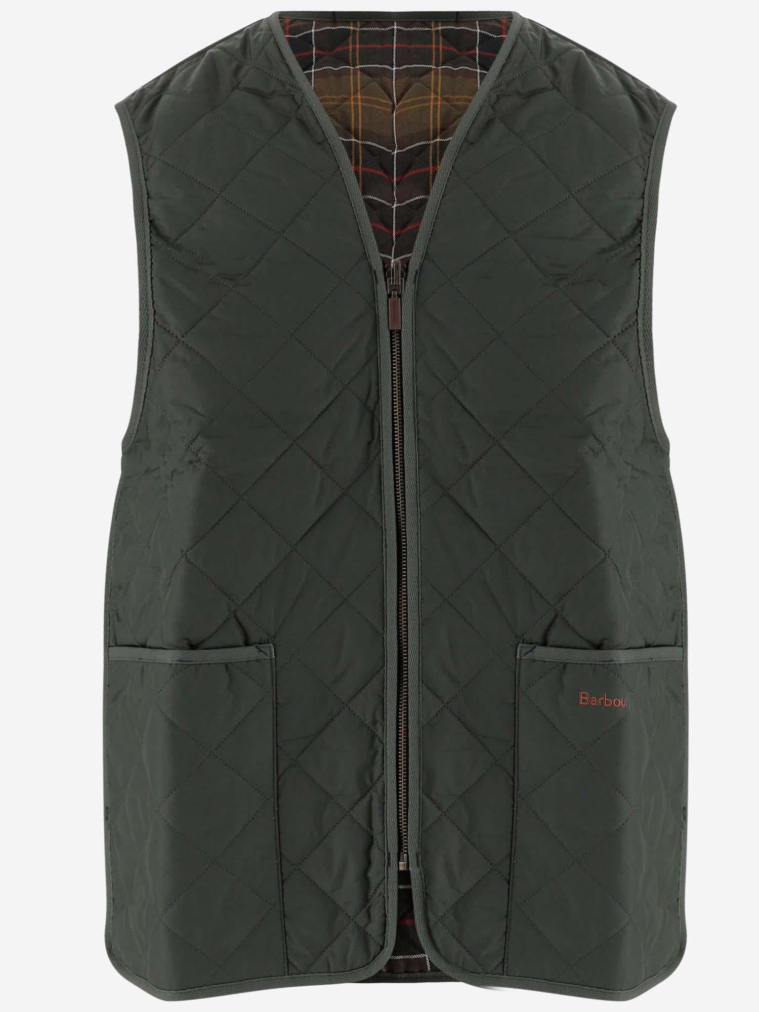 GILET TRAPUNTATO CON ZIP MLI0001 GN92 BARBOUR 