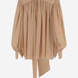 BLUSA IN SETA CON FIOCCO AL COLLO CH25WHT05005 285 CHLOE 