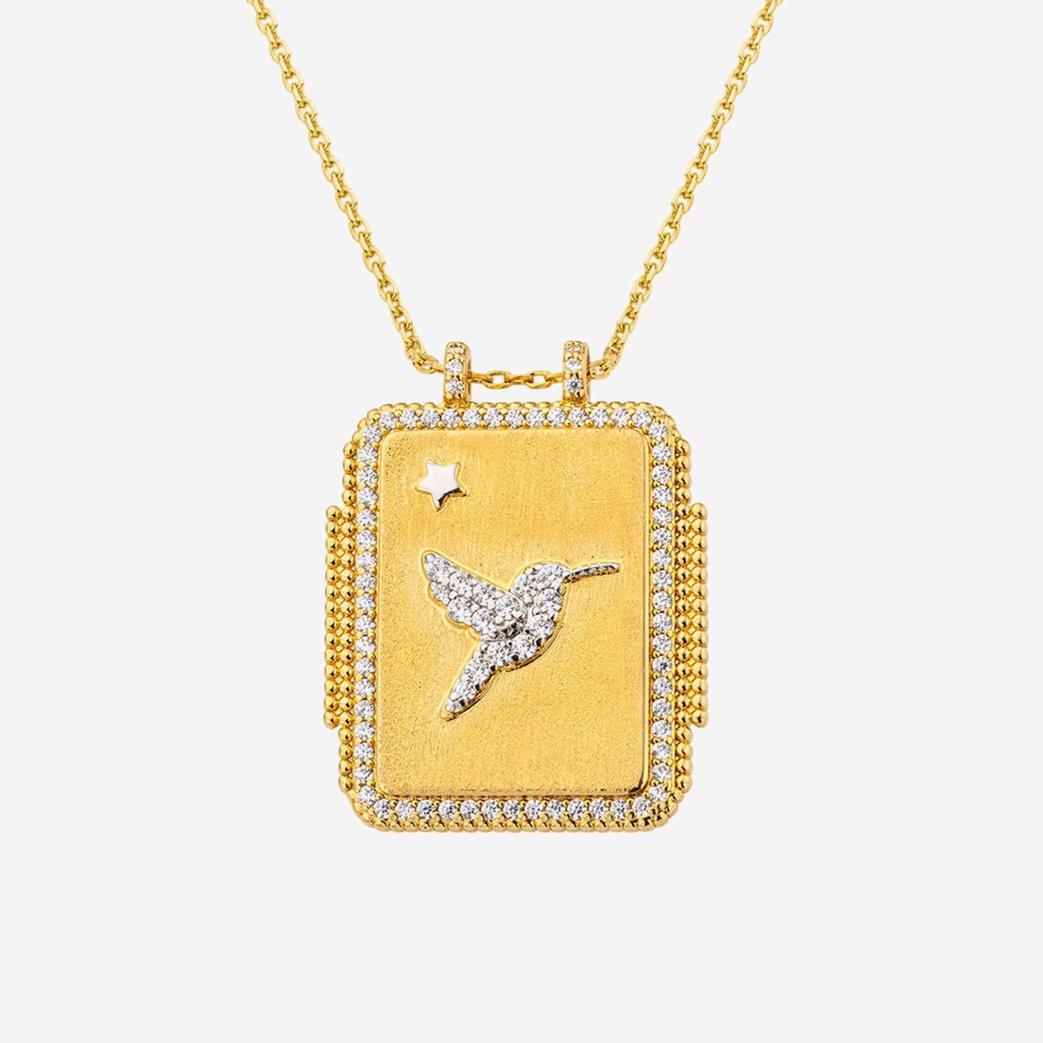 Collana BOHEMIAN HUMMINGBIRD CO413G GOLD MYA BAY 