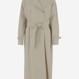Trench lungo in tela di lino RONCO 001 MAX MARA 