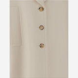 Cappotto monopetto in crêpe di seta e lana GG 828240 Z7APD9854 GUCCI 