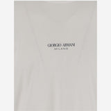 T-SHIRT IN COTONE CON LOGO GM001085 TE10629U0002 GIORGIO ARMANI 