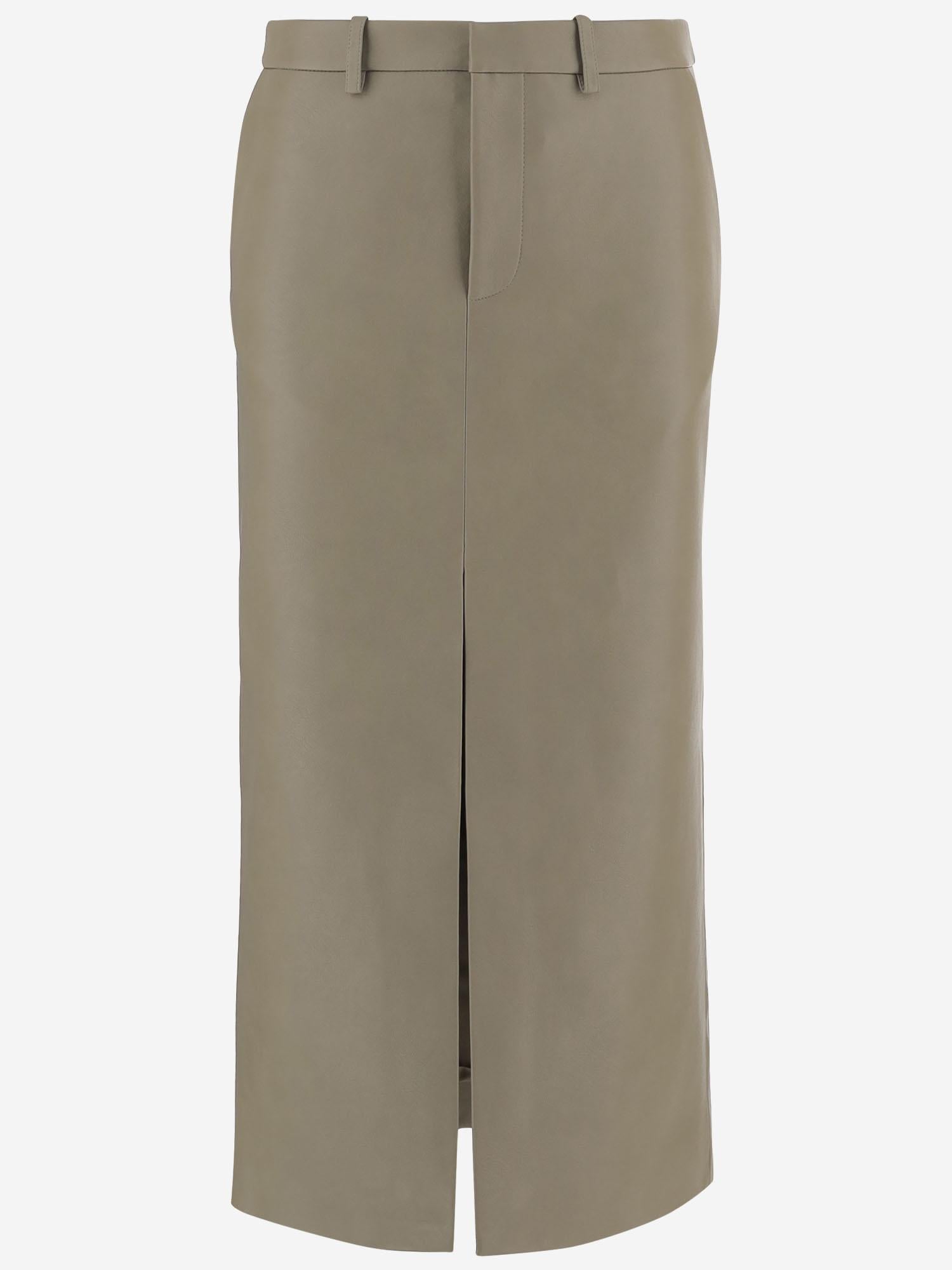 GONNA IN NYLON CON SPACCO ANTERIORE SKFS21917 430 THE FRANKIE SHOP 