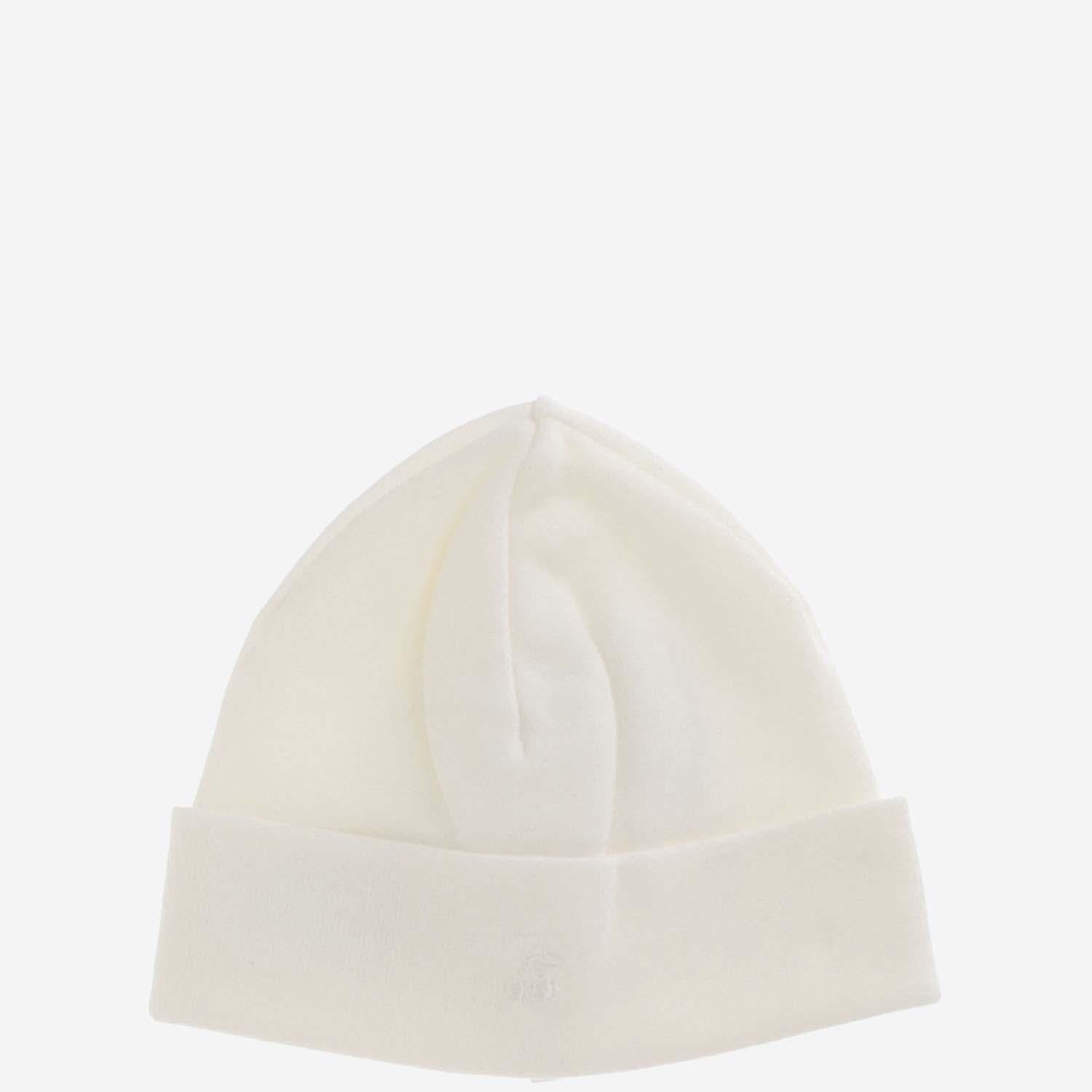 BEANIE IN COTONE CON LOGO PEZDIKN1901 002 BONPOINT KIDS 