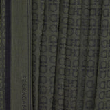 FOULARD IN LANA E SETA 520144 004MILITARY SALVATORE FERRAGAMO 