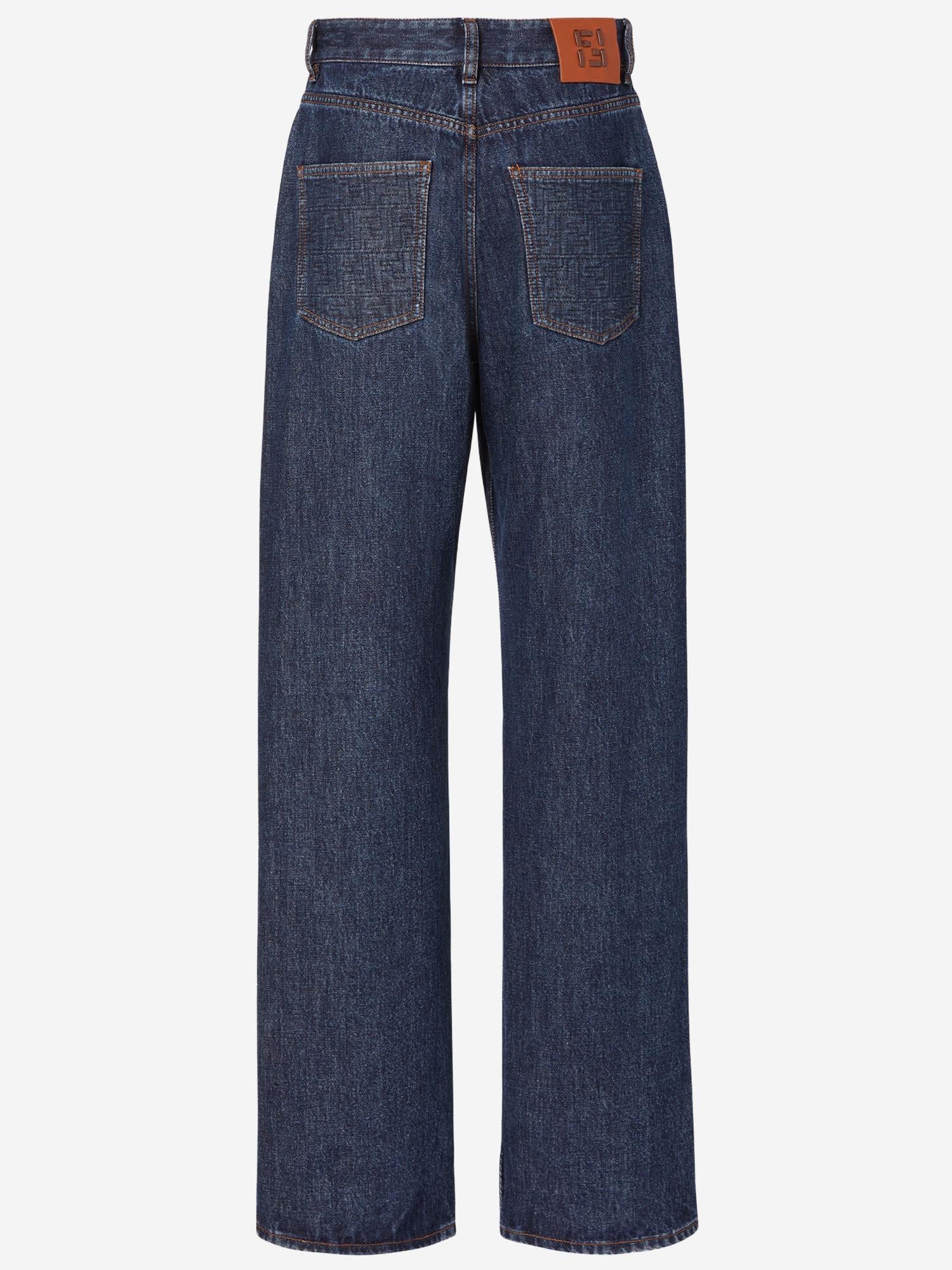 LONG JEANS IN COTONE FLP882 AW82F1UKI FENDI 