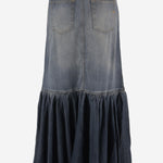 GONNA IN LYOCELL E COTONE CON CINTURA 106595 A37KPJC PINKO 
