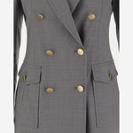 GIACCA DOPPIOPETTO IN LANA STRETCH JHONEY 060070G5095 TAGLIATORE 