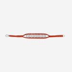 BRACCIALE ARGENTO CON TESSUTO INTRECCIATO BUZIOS ORANGE SILVIA BINI GIOIELLI 