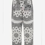 PANTALONI IN COTONE CON MOTIVO BANDANA TACATA WHITE APRES SURF 