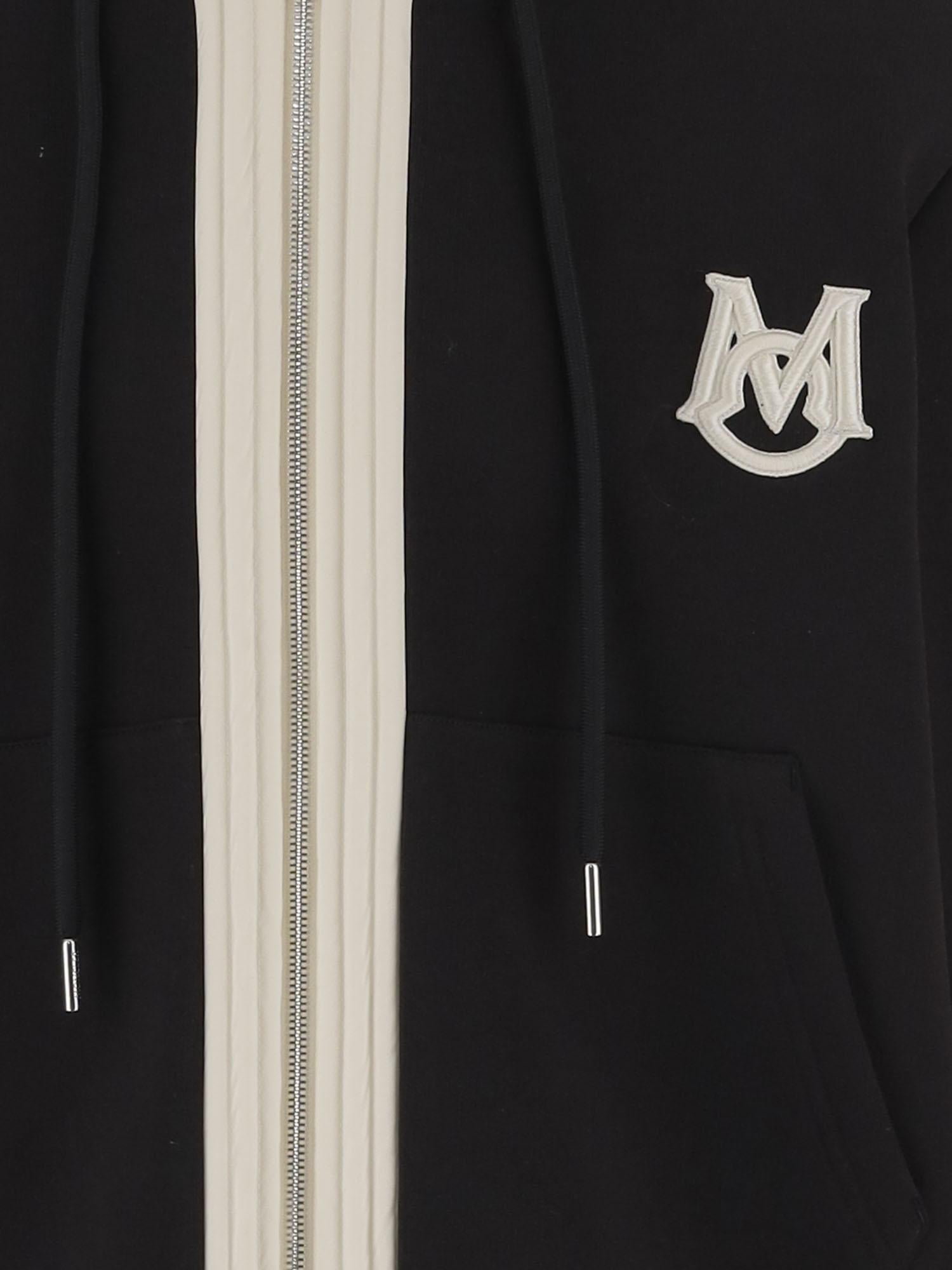 MAGLIA IN COTONE CON ZIP E CAPPUCCIO 8G00019 899V4999 MONCLER 