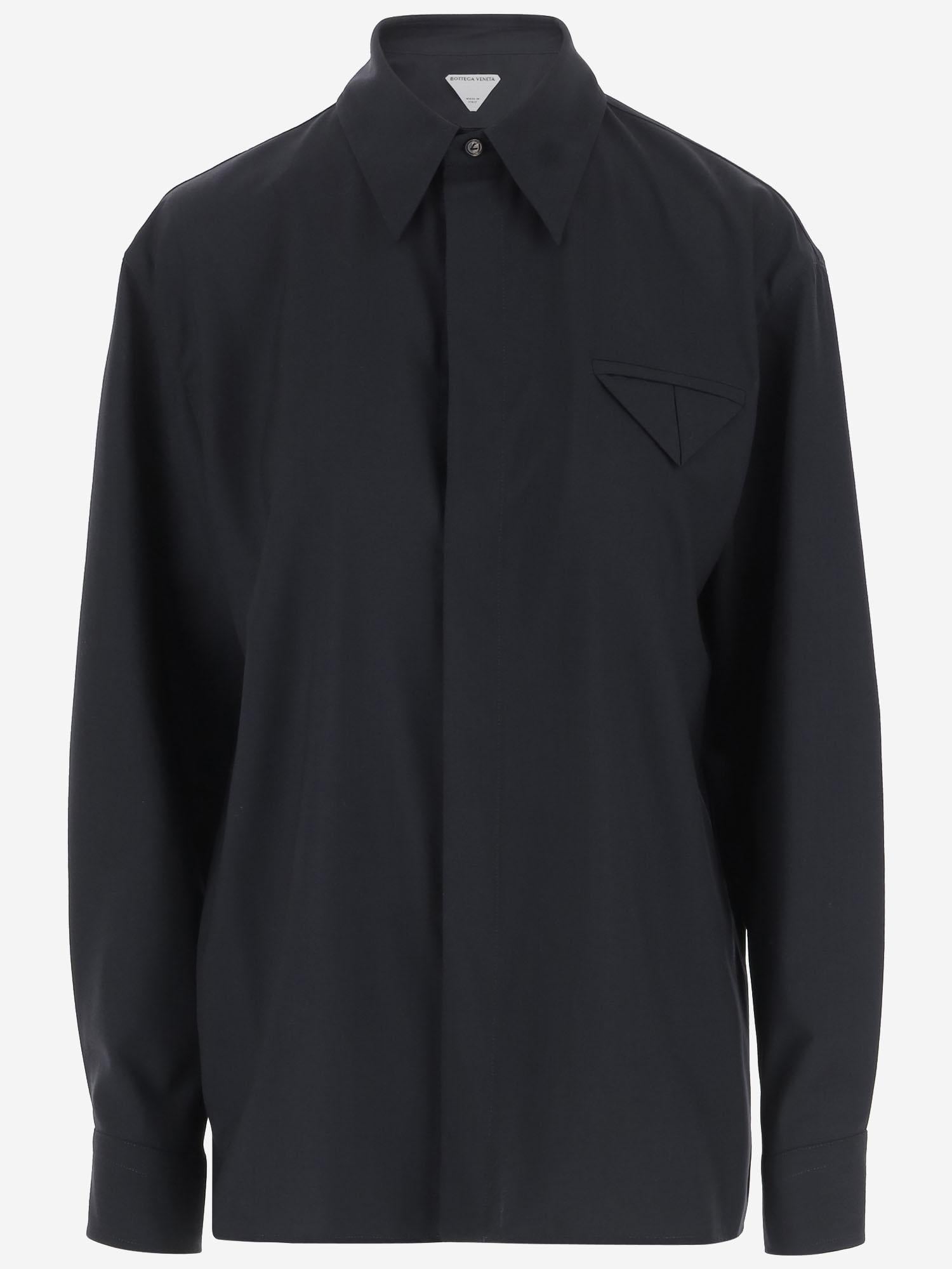 CAMICIA IN LANA 707895 V4XP04246 BOTTEGA VENETA 
