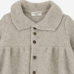 CAPPOTTO IN MISTO LANA 25W220 TORTORA 1+ IN THE FAMILY KIDS 