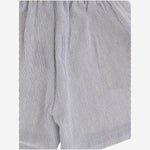 PANTALONI CORTI IN MISTO COTONE A RIGHE 35618060 123 BABE & TESS KIDS 