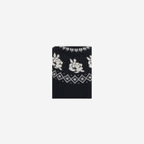 MAGLIONE IN LANA CON MOTIVO GEOMETRICO 294925 NAVY MAGDA BUTRYM 