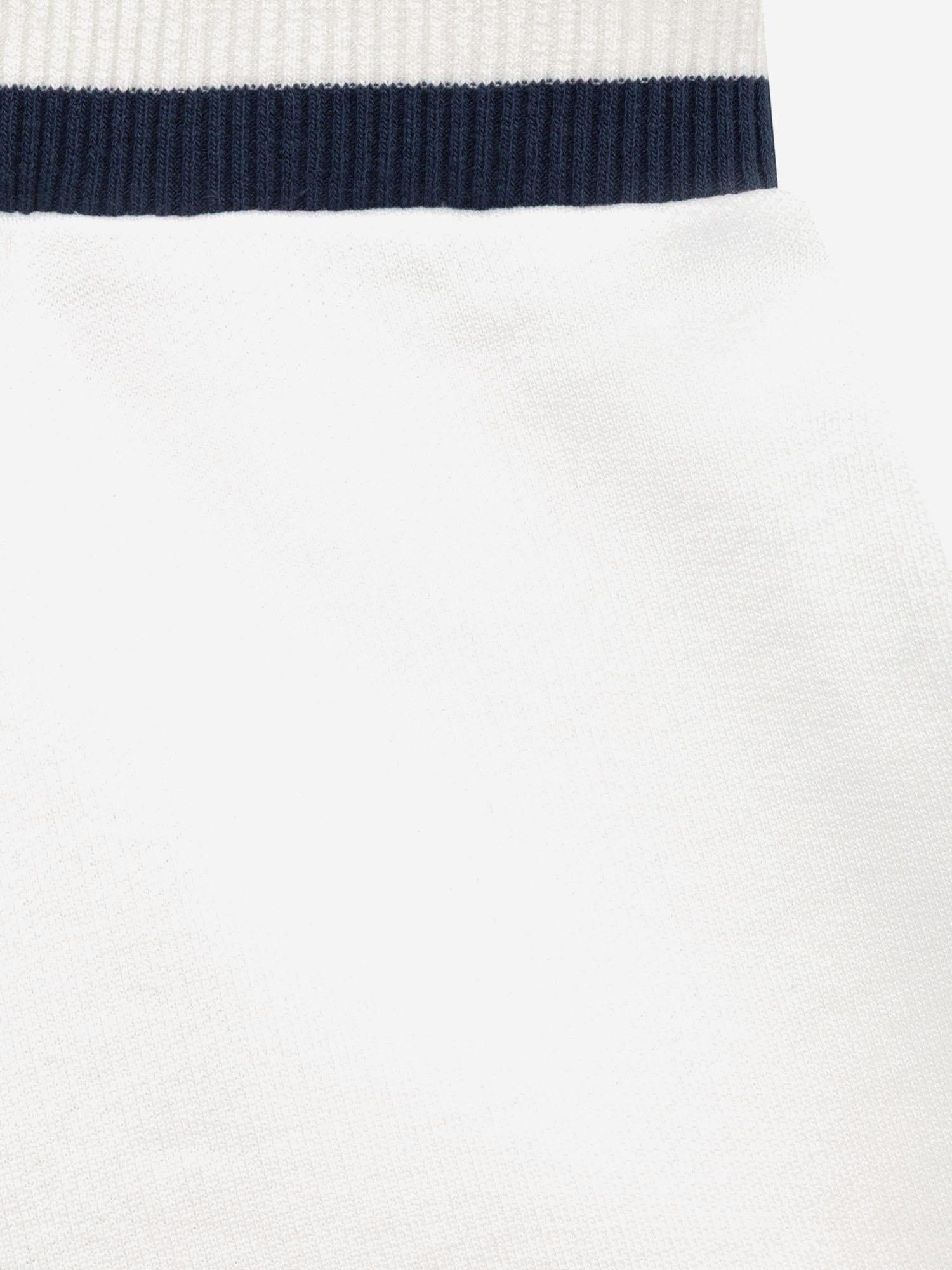 PANTALONI CORTI IN COTONE CON LOGO SHPW040W JERSEYWHITE AUTRY 