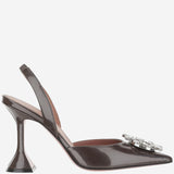 Begum Slingback in pelle BEGUMSLING COFFEE AMINA MUADDI 