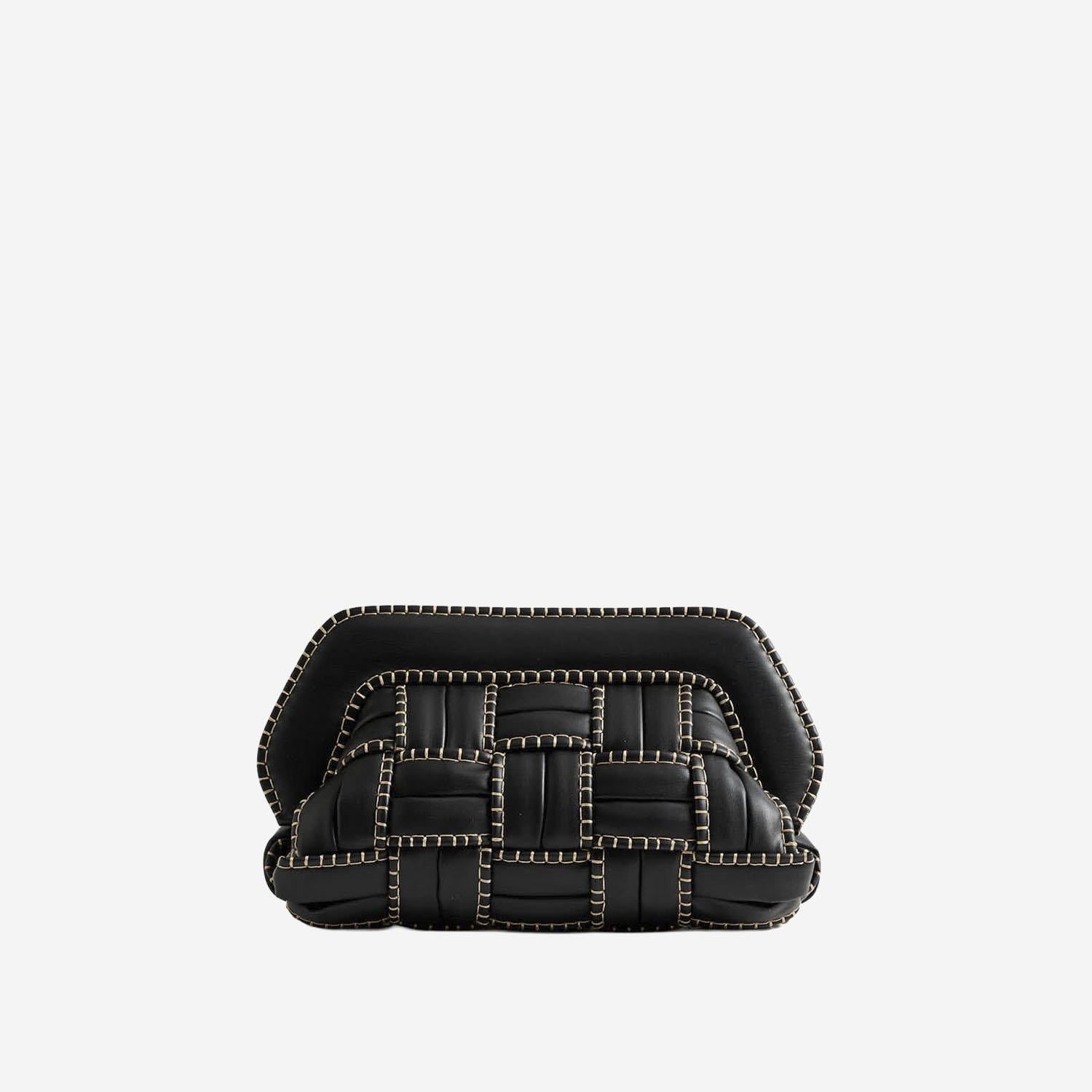 BORSA BIOS TRIM IN TESSUTO VEGANO TMFW25BINEM1 BLACK THE MOIRE 