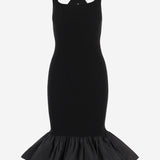 Abito lungo in misto cotone KN3228090 999B PATOU 