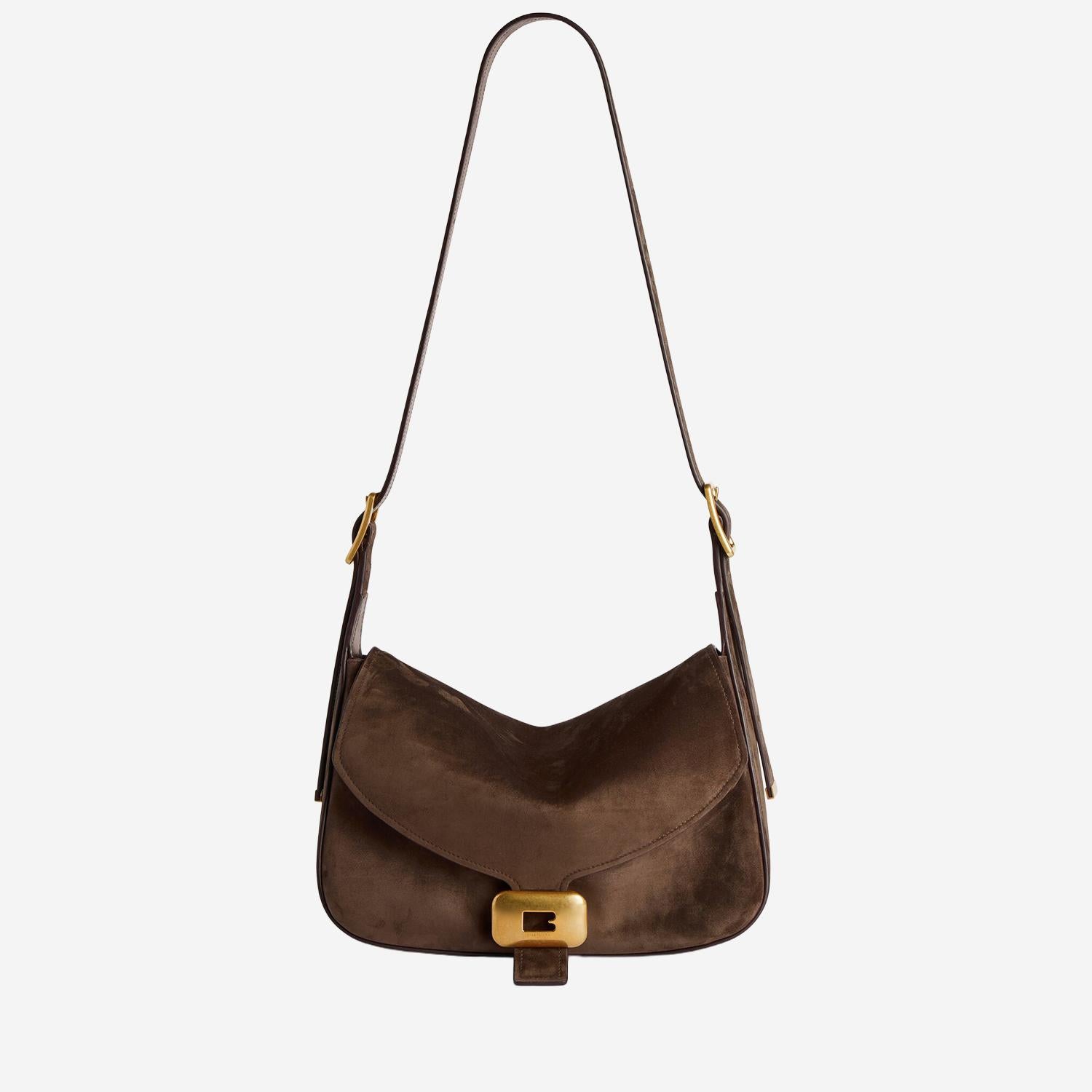 BORSA A SPALLA IN SUEDE 868672 2ACJ82255 BALENCIAGA 