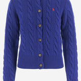 CARDIGAN IN LANA E CASHMERE CON LOGO 211972104 010 POLO RALPH LAUREN 