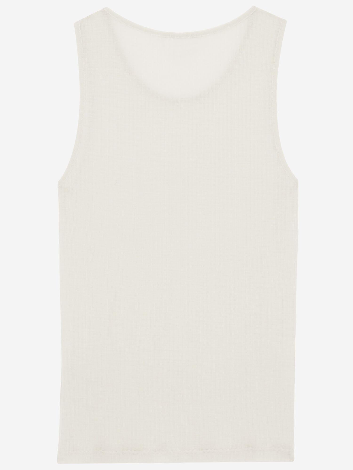 TANK TOP CASSANDRE IN COTONE 823603 Y37EC9469 SAINT LAURENT 