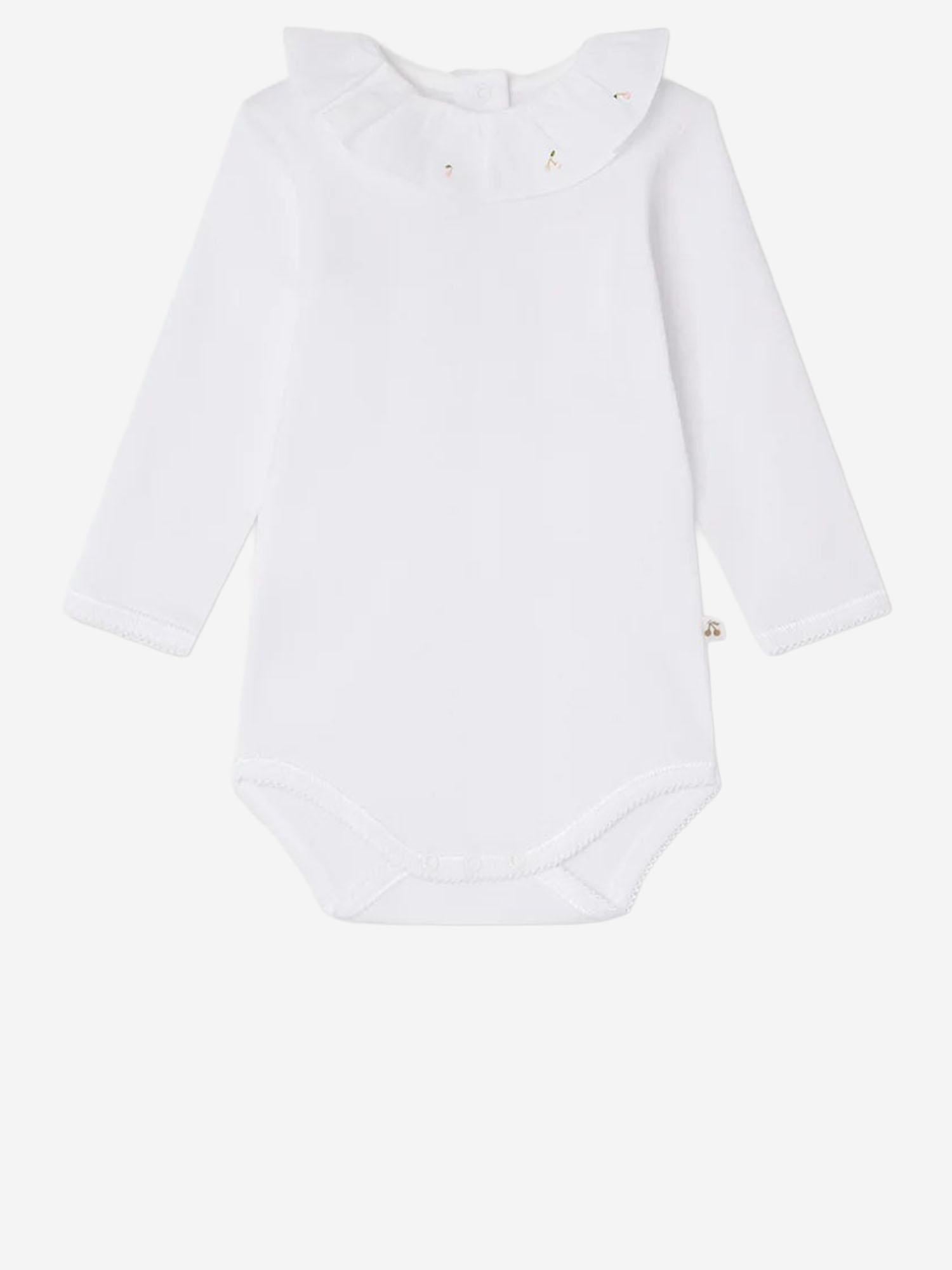 BODY IN COTONE CON LOGO PEXUNKN0701 101 BONPOINT KIDS 