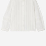 CAMICETTA EMELIA IN COTONE CON PIZZO RICAMATO W05GBLW00008 002 BONPOINT KIDS 