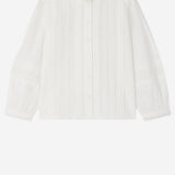 CAMICETTA EMELIA IN COTONE CON PIZZO RICAMATO W05GBLW00008 002 BONPOINT KIDS 