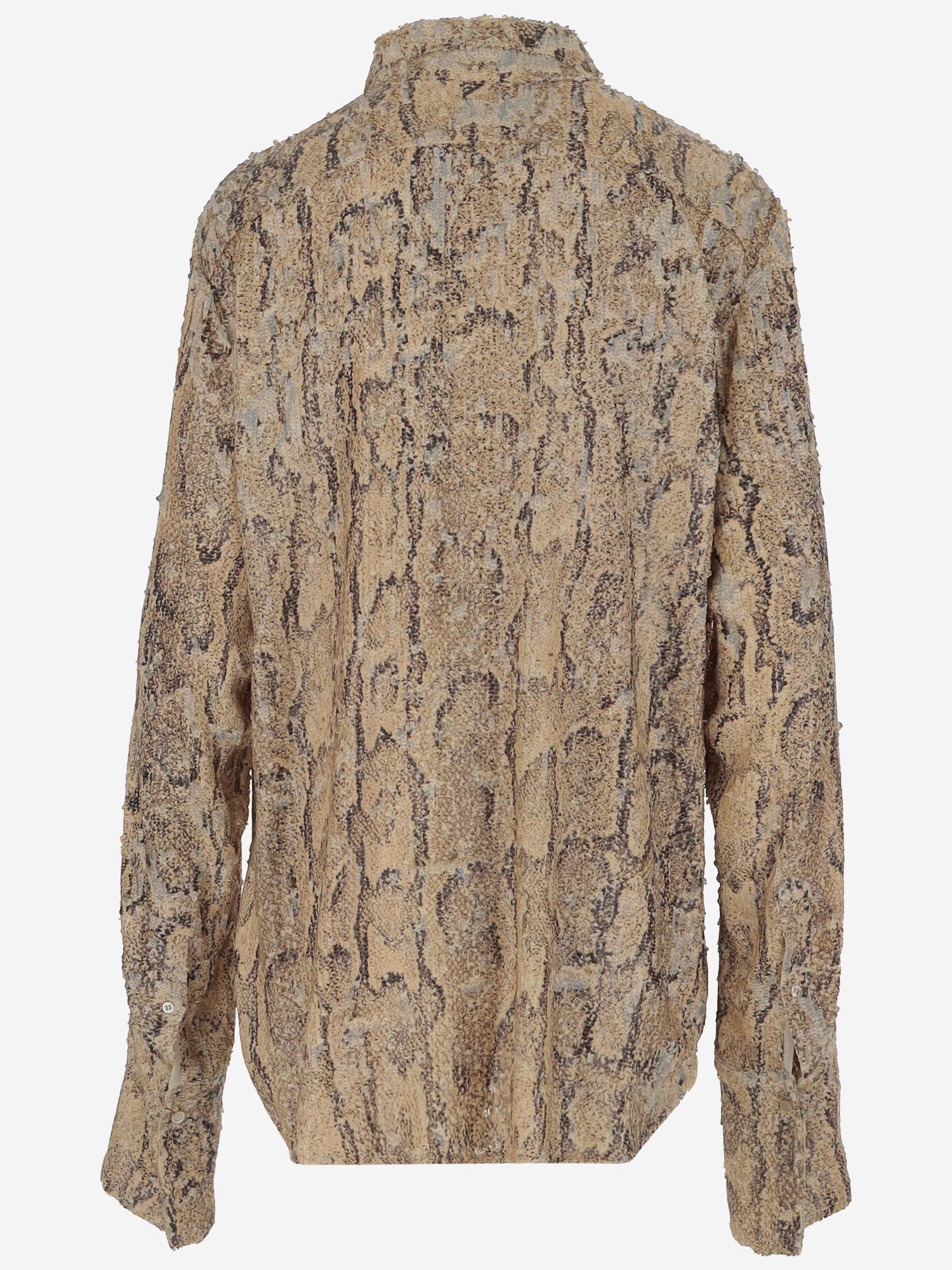 CAMICIA IN VISCOSA CON PAILLETTES 010761 1482103 DRIES VAN NOTEN 