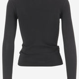 MAGLIA IN MISTO VISCOSA CON ARRICCIO 8B0KA15I A8M0NO VALENTINO 