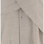 CAMICIA IN LANA CON SCIALLE COORDINATO WSH24 FAW280085 DARKPARK 