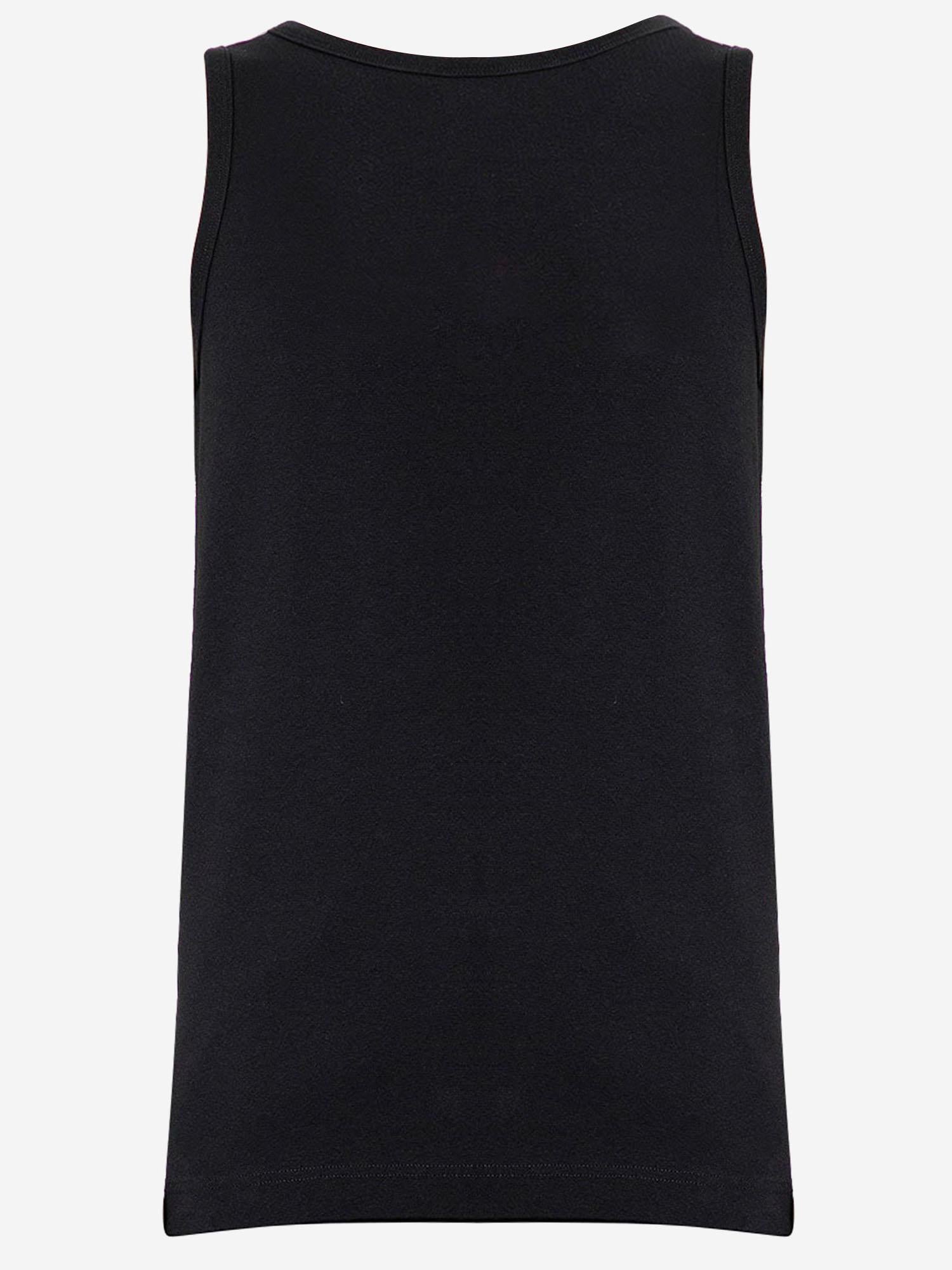 TANK TOP A COSTE IN COTONE STRETCH B0030579 FA584P665 44 LABEL GROUP 