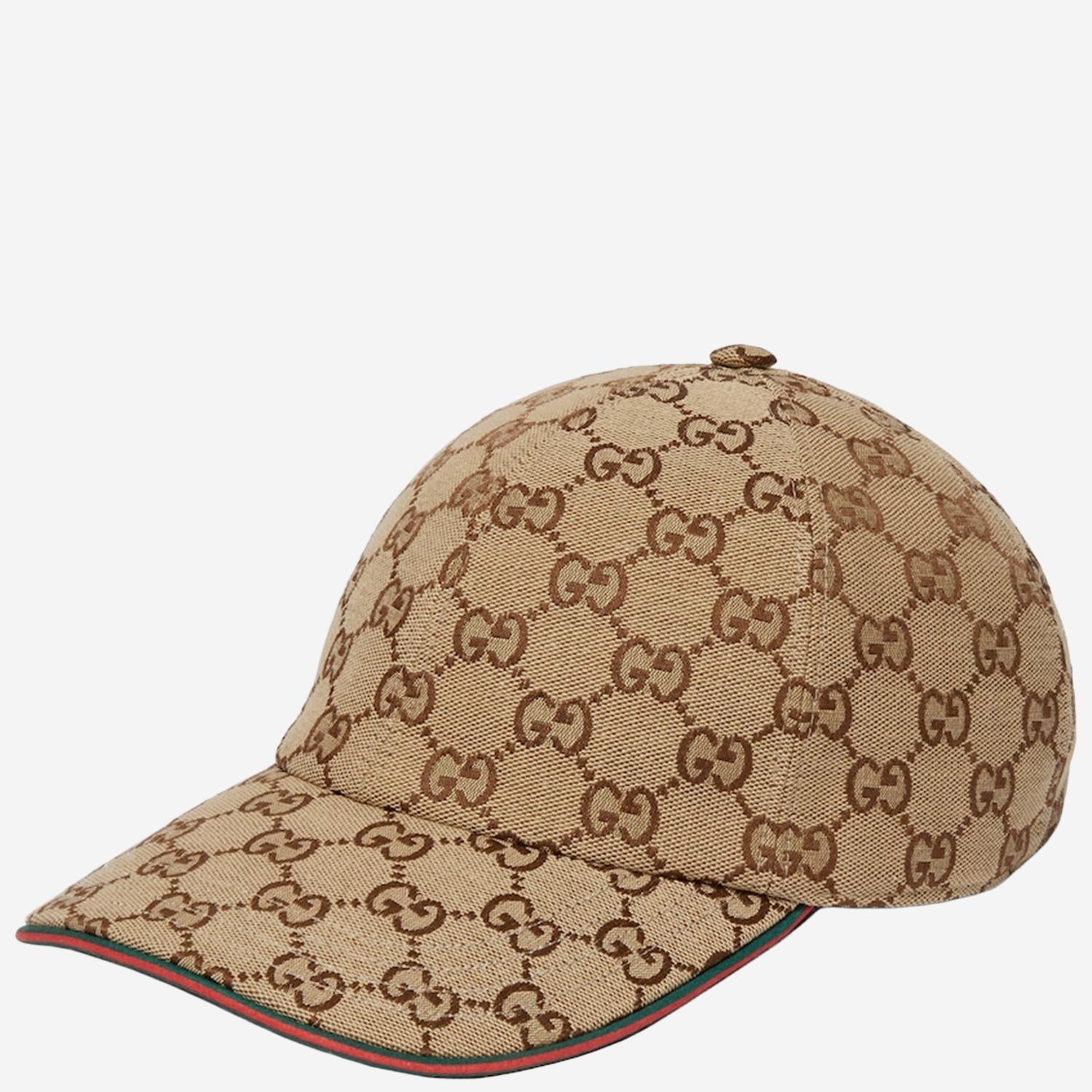 Cappellino da baseball in tessuto GG 857596 3HBIM2566 GUCCI 