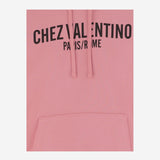 FELPA IN COTONE CON STAMPA CHEZ VALENTINO 6B3MF24D960 259 VALENTINO 