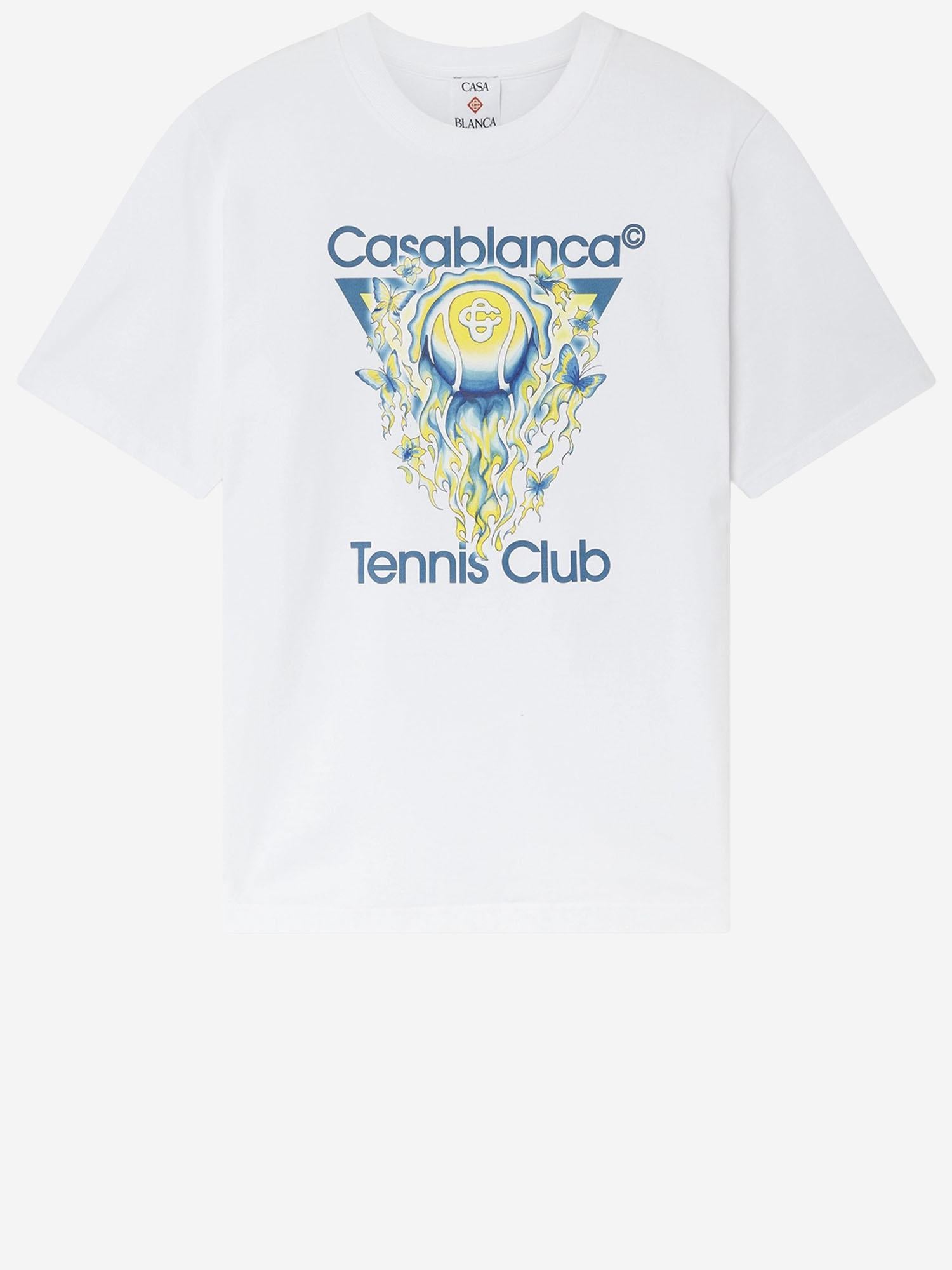 T-SHIRT IN COTONE CON LOGO MSP26JTS001 01 CASABLANCA 